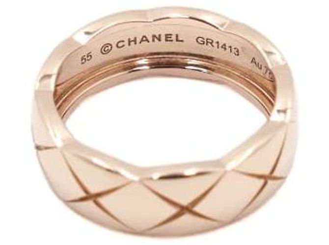 Chanel Anello Small Coco Crush trapuntato Misura Marrone - vista 3