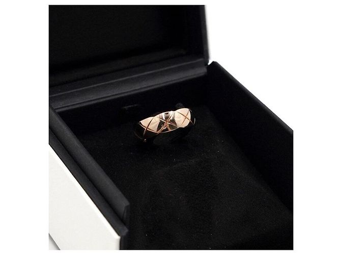 Chanel Anello Small Coco Crush trapuntato Misura Marrone - vista 5