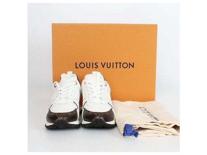 Louis Vuitton Runaway Sneaker mit goldener Hardware Weiß - Ansicht 2