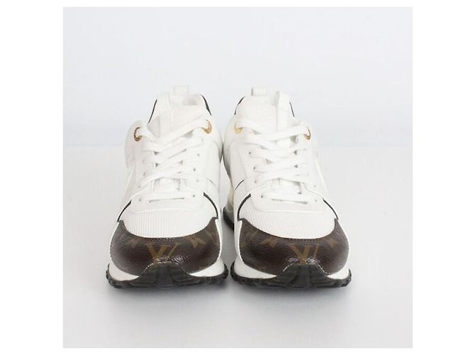 Louis Vuitton Runaway Sneaker mit goldener Hardware Weiß - Ansicht 5