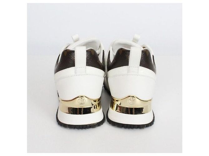 Louis Vuitton Runaway Sneaker mit goldener Hardware Weiß - Ansicht 6