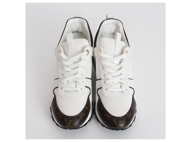 Louis Vuitton Runaway Sneaker mit goldener Hardware Weiß - Ansicht 7