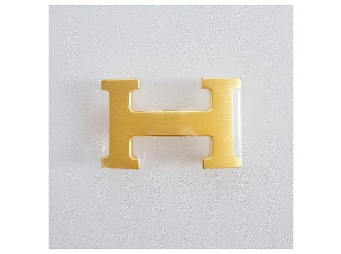 Hermès Reversible Leather Belt with Gold Buckle for Men Bleu Marine - view 8