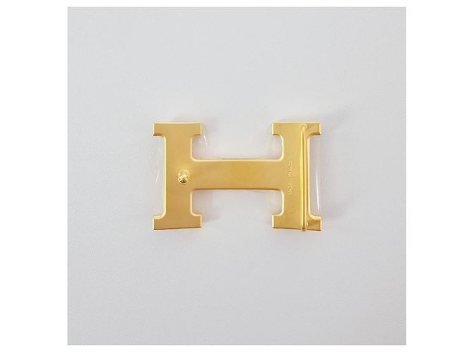 Hermès Reversible Leather Belt with Gold Buckle for Men Bleu Marine - view 9