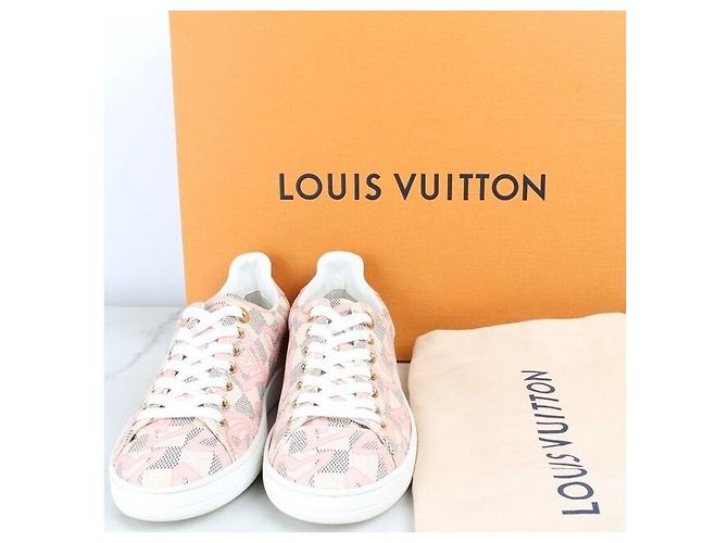 Louis Vuitton Sneakers Damier Azur Tahitienne Marrone - vista 2