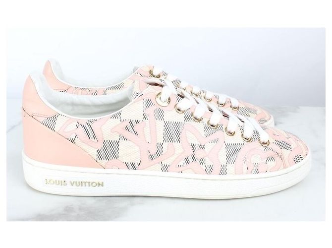 Louis Vuitton Sneakers Damier Azur Tahitienne Marrone - vista 6