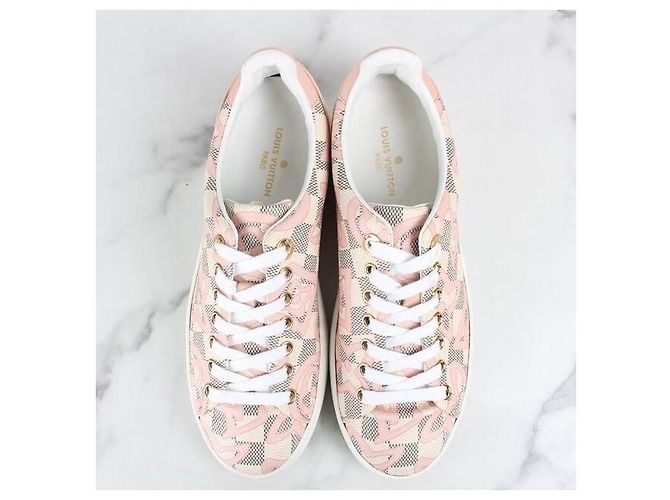 Louis Vuitton Sneakers Damier Azur Tahitienne Marrone - vista 9