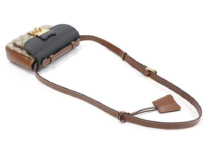 Gucci Mini Padlock Top Handle Braun - Ansicht 4