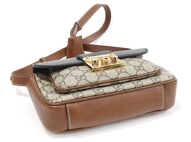 Gucci Mini Padlock Top Handle Braun - Ansicht 5
