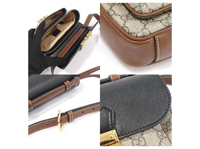Gucci Mini Padlock Top Handle Braun - Ansicht 6