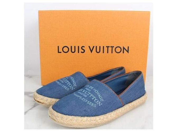 Louis Vuitton Sunrise Canvas Espadrilles Blue Blau - Ansicht 2