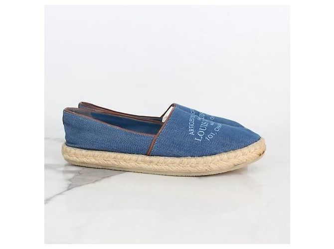 Louis Vuitton Sunrise Canvas Espadrilles Blue Blau - Ansicht 4