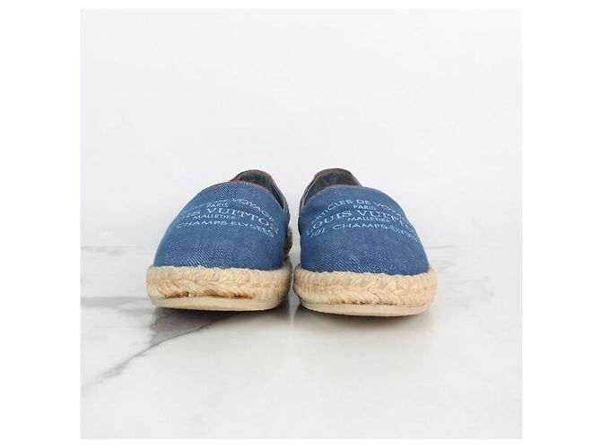 Louis Vuitton Sunrise Canvas Espadrilles Blue Blau - Ansicht 5