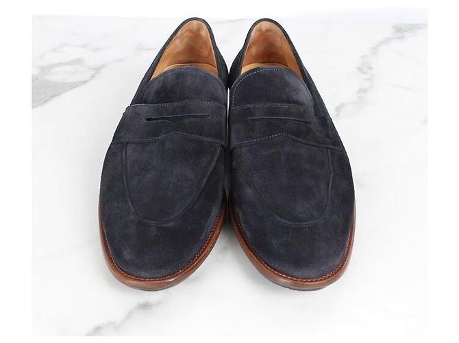 Louis Vuitton Mocassino in scamosciato Marrone - vista 3