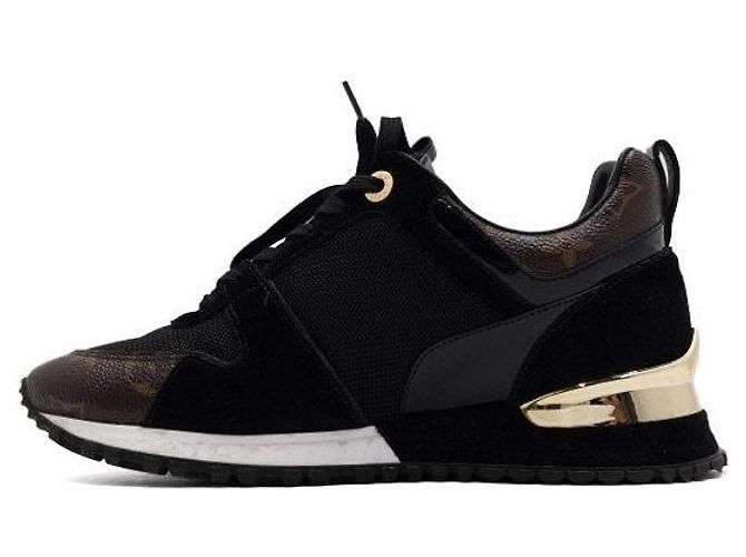 Louis Vuitton Sneaker Runway con monogramma nero da donna - vista 4