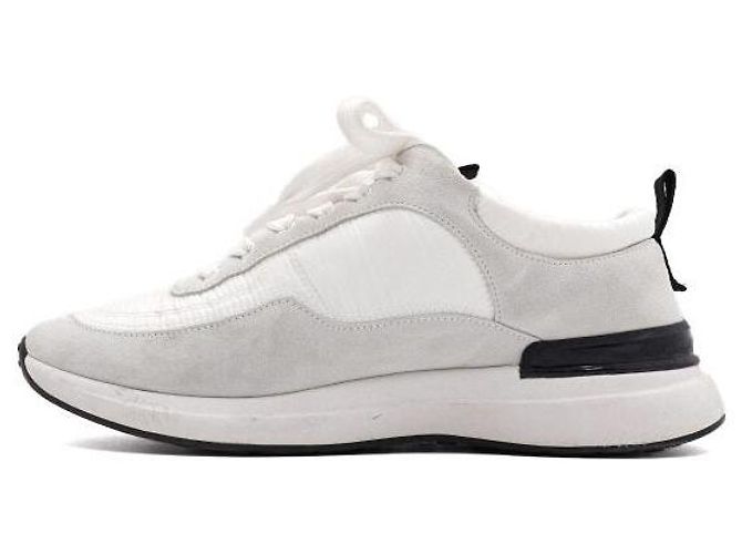 Chanel White Suede Nylon Women's Sneakers - view 4
