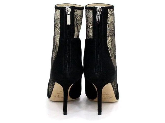 Jimmy Choo Botas de ante negro para mujer - vista 5