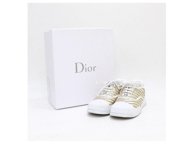 Dior Sneaker intrecciate dorate da donna D'oro - vista 10