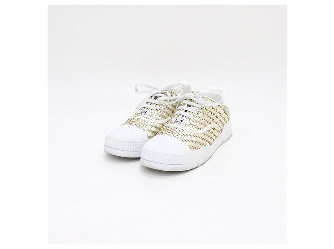 Dior Sneaker intrecciate dorate da donna D'oro - vista 3