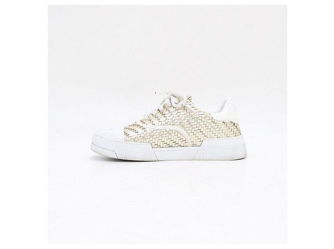 Dior Sneaker intrecciate dorate da donna D'oro - vista 4