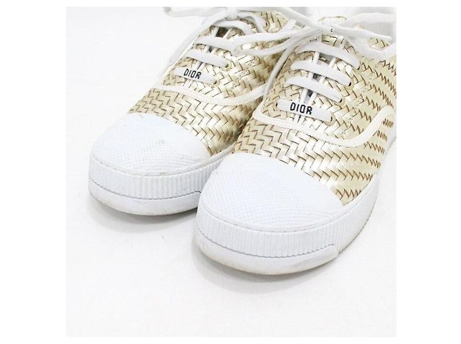 Dior Sneaker intrecciate dorate da donna D'oro - vista 6