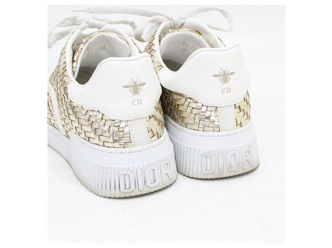 Dior Sneaker intrecciate dorate da donna D'oro - vista 7
