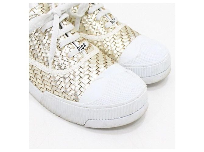 Dior Sneaker intrecciate dorate da donna D'oro - vista 8