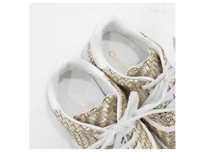 Dior Sneaker intrecciate dorate da donna D'oro - vista 9