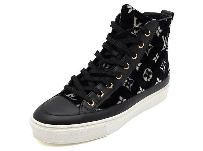 Louis Vuitton Sneakers alte Stella Monogram Nero da donna - vista 2