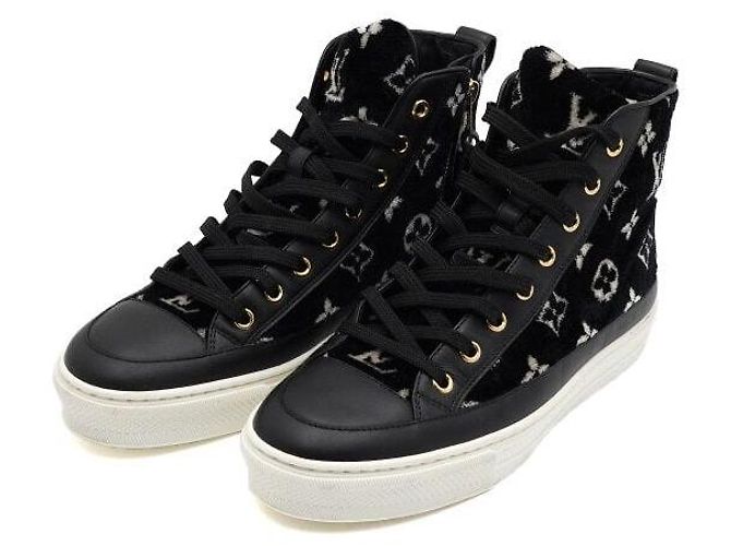 Louis Vuitton Sneakers alte Stella Monogram Nero da donna - vista 3