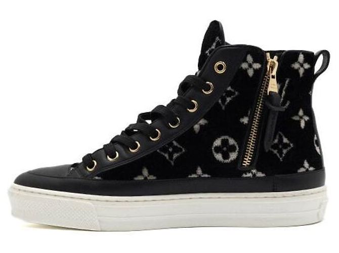 Louis Vuitton Sneakers alte Stella Monogram Nero da donna - vista 4