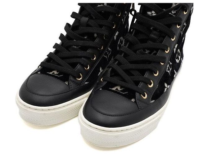 Louis Vuitton Sneakers alte Stella Monogram Nero da donna - vista 5