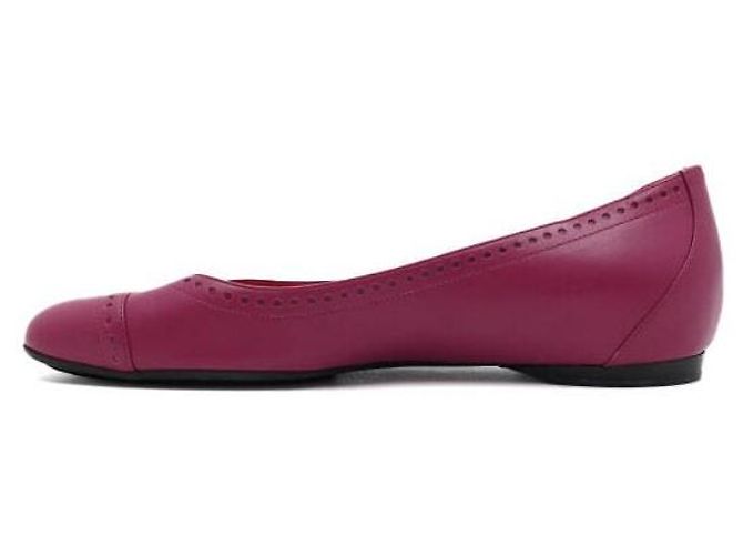 Hermès Ballerine in pelle rosa da donna - vista 4