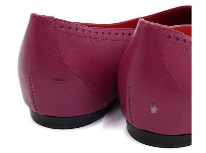 Hermès Ballerine in pelle rosa da donna - vista 8