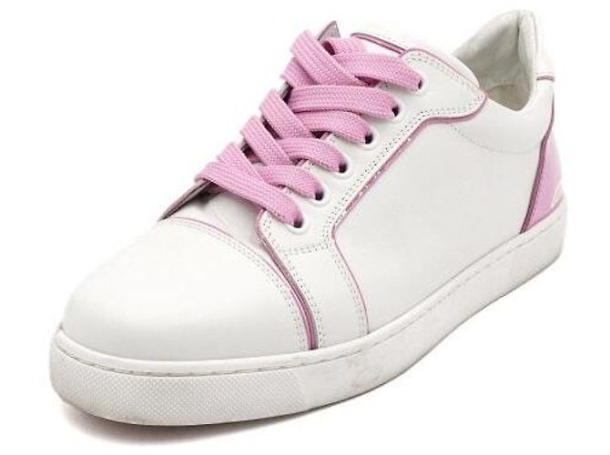 Christian Louboutin Sneaker in pelle Fun Vieira da donna Argento - vista 2