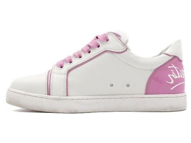 Christian Louboutin Sneaker in pelle Fun Vieira da donna Argento - vista 4