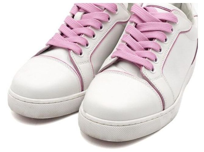 Christian Louboutin Sneaker in pelle Fun Vieira da donna Argento - vista 5