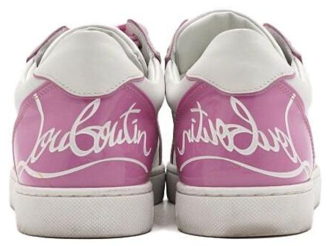 Christian Louboutin Sneaker in pelle Fun Vieira da donna Argento - vista 6