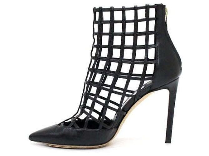 Jimmy Choo Rome High Heels Damenschuhe aus schwarzem Leder - Ansicht 4