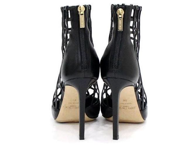 Jimmy Choo Rome High Heels Damenschuhe aus schwarzem Leder - Ansicht 5