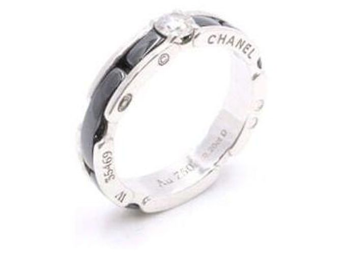 Chanel Ultra Ring aus Weißgold, Diamant und schwarzer Keramik, Größe Mehrfarben - Ansicht 2