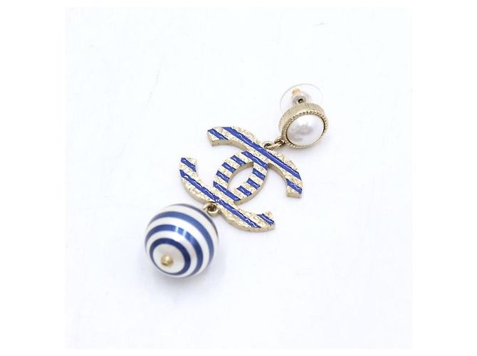 Chanel Orecchini pendenti CC Pearl Ball Multicolore - vista 2