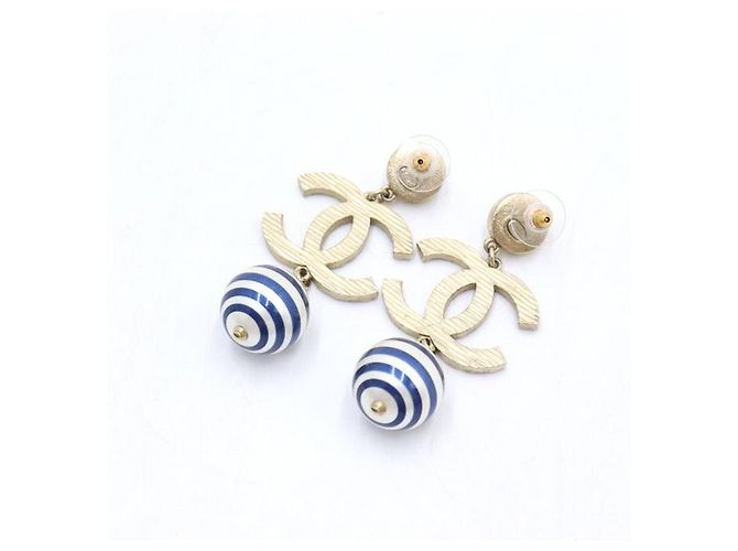 Chanel Orecchini pendenti CC Pearl Ball Multicolore - vista 3