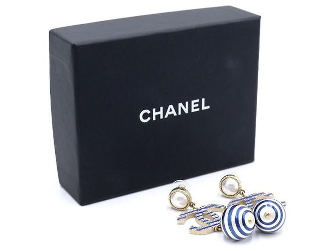 Chanel Orecchini pendenti CC Pearl Ball Multicolore - vista 4