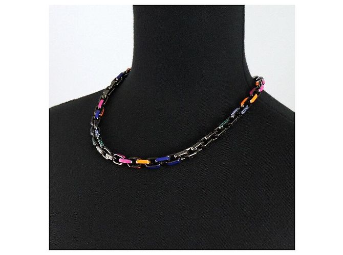 Louis Vuitton Collana a catena Paradise multicolore arcobaleno da uomo - vista 2