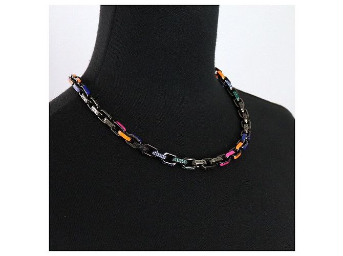 Louis Vuitton Collana a catena Paradise multicolore arcobaleno da uomo - vista 3