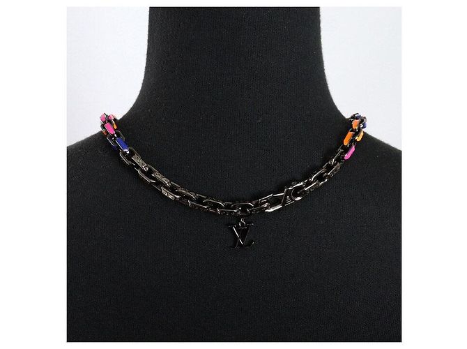 Louis Vuitton Collana a catena Paradise multicolore arcobaleno da uomo - vista 4