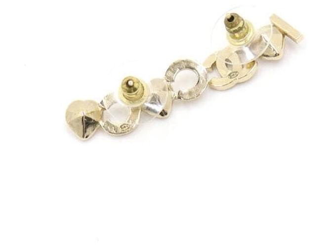 Chanel Orecchini Love Coco Heart Crystal Multicolore - vista 4