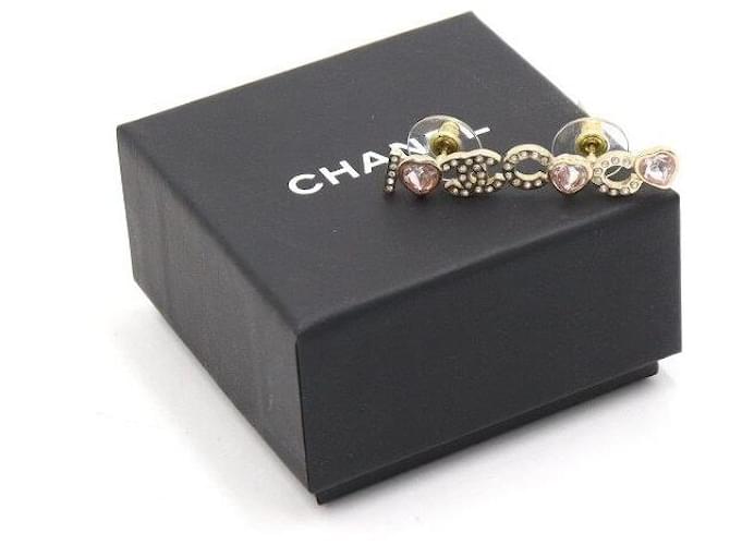 Chanel Orecchini Love Coco Heart Crystal Multicolore - vista 5