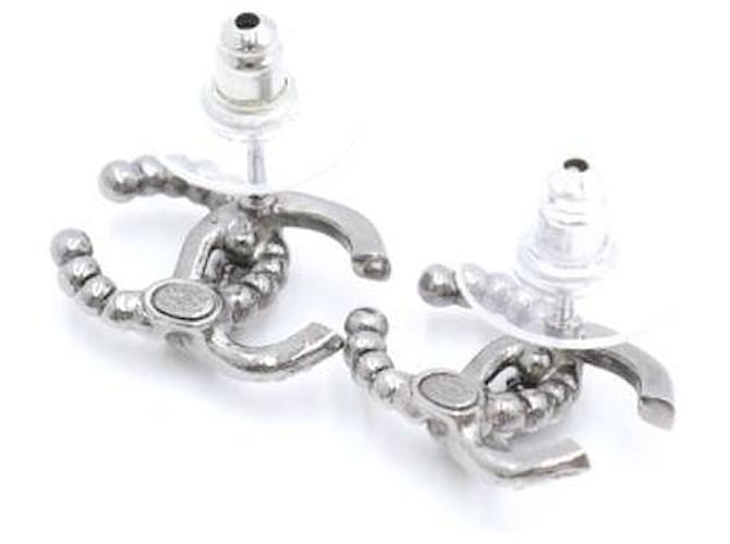Chanel Orecchini Crystal Pearl CC Logo Marrone - vista 3